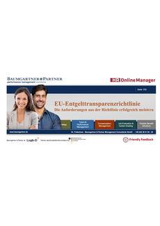 2025 Die EU Entgelttransparenz Richtlinie   Notwendige Schritte für ein stabiles Karriere  und Vergütungsmanagement   Dr Fratschner
